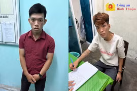 Bắt 2 đối tượng cướp giật điện thoại ở Bình Thuận