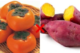 Thực phẩm không nên ăn cùng quả hồng