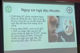 Chính thức cấm thuốc lá điện tử, nung nóng từ hôm nay (1/1/2025)
