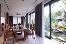 Cận cảnh biệt thự 3 tầng 80 tỷ của cụ bà ở Hưng Yên