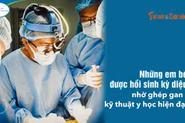 Những em bé được hồi sinh kỳ diệu nhờ ghép gan-kỹ thuật y học hiện đại
