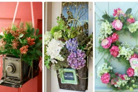 10 cách trang trí cửa ra vào thêm sinh động