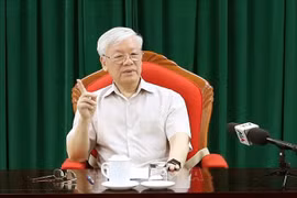 Tổng Bí thư, Chủ tịch nước Nguyễn Phú Trọng chủ trì họp lãnh đạo chủ chốt