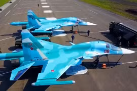 Nga bất ngờ đưa 17 tiêm kích bom Su-34 tới biên giới Ukraine