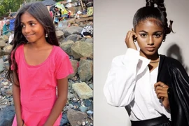 Lên đồ đỉnh cao, bé gái khu ổ chuột bỗng “vịt hóa thiên nga”