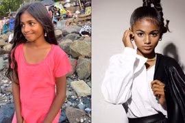 Lên đồ đỉnh cao, bé gái khu ổ chuột bỗng “vịt hóa thiên nga”