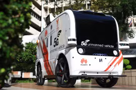 Bệnh viện thông minh Thái Lan thử nghiệm xe không người lái 5G