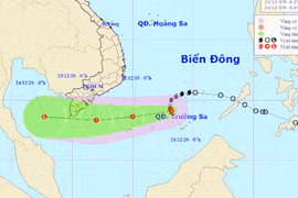 Bão số 14 suy yếu thành áp thấp nhiệt đới, gió giật cấp 9