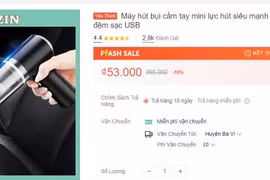 Máy hút bụi đệm giường giá 53.000 đồng liệu có tốt?