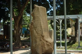 Chi tiết lạ trên tấm bia cổ xưa nhất Vương quốc Champa