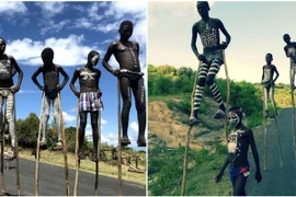 Bộ tộc đàn ông đi bộ được ‘trên không’ mới trưởng thành