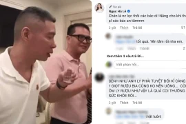 Vợ Công Lý đính chính điều này khi nam nghệ sĩ đi nhậu với bạn