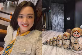 Hot girl bóng chuyền Thu Hoài khoe quà xinh 