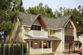 Con trai tặng bố mẹ căn villa dưỡng già, không gian mộc mạc