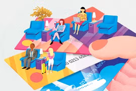 Giới nhà giàu không còn thống trị phòng chờ sân bay