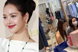 Xôn xao loạt ảnh Lisa (BLACKPINK) đi mua sắm ở Việt Nam