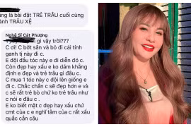 Bị gọi là 'trẻ trâu', Cát Phượng bức xúc đáp trả