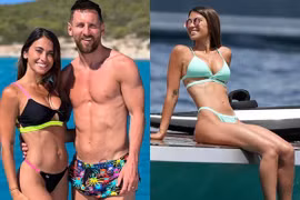 Vợ Messi thu hút mọi ánh nhìn khi diện bikini
