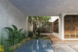 Ngôi nhà ‘xứ Nghệ’ với không gian triệu đô, vườn nướng trên cao