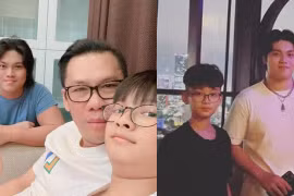 Chồng cũ Lệ Quyên mừng sinh nhật con trai cả 