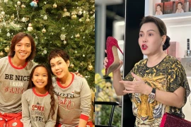 Ông xã ẩn ý vợ là "chúa sơn lâm", Việt Hương khiến chồng rén