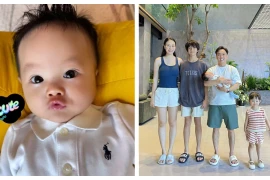 Bà xã Cường Đô La khoe loạt ảnh đáng yêu của con trai 