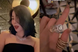 Lệ Quyên gây sốt khi khoe cận loạt nhẫn kim cương "size khủng"