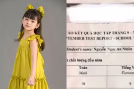 Bảng điểm xịn của con gái Tùng, Nguyệt trong Chúng Ta Của 8 Năm Sau 