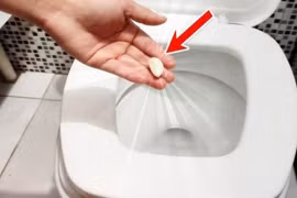 Bỏ tỏi vào bồn cầu ban đêm, giúp công việc dọn nhà nhàn