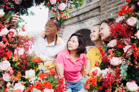 Hàng nghìn bông hoa sen nở khắp phố Hà Nội dịp lễ Vu Lan