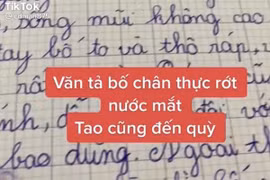 Tả bố 'răng vàng như ngô', câu trả lời của cô bé gây choáng