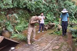 Lần đầu tiên phát hiện dấu chân khủng long tại Lạc Sơn, Trung Quốc 