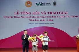 Hà Nội trao giải cuộc thi Olympic Tiếng Anh cấp Tiểu học, THCS