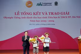 Hà Nội trao giải cuộc thi Olympic Tiếng Anh cấp Tiểu học, THCS