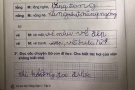 Trả lời 'tác hại không biết chữ', nhóc tiểu học làm cô giáo cười lăn