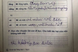 Trả lời 'tác hại không biết chữ', nhóc tiểu học làm cô giáo cười lăn