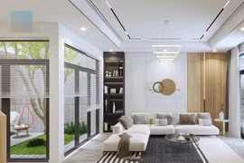 Ngôi nhà tạo nguồn đối lưu gió từ những khoảng sân vườn mini