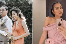 Thời trang dự tiệc cưới của Tăng Thanh Hà khiến cư dân mạng xuýt xoa