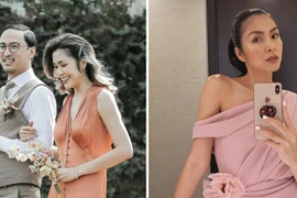 Thời trang dự tiệc cưới của Tăng Thanh Hà khiến cư dân mạng xuýt xoa