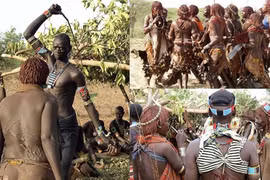 Bộ tộc duy nhất trên thế giới phụ nữ quỳ xuống cầu xin chồng đánh