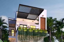 Mẫu nhà 2 tầng nông thôn 500 triệu 