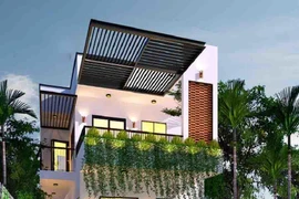 Mẫu nhà 2 tầng nông thôn 500 triệu 