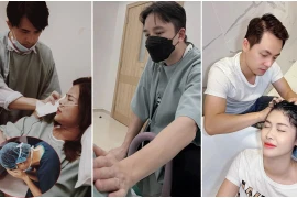 1001 kiểu phản ứng hài hước của sao nam Việt khi vợ sinh con