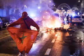 Bạo loạn ở Brussels sau khi Bỉ thua Maroc tại World Cup 2022
