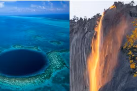 4 cảnh quan thiên nhiên kỳ lạ thế giới: Thác nước đỏ như lửa