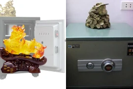 Vật quý đặt cạnh két sắt giúp Thần Tài ban phát vàng bạc