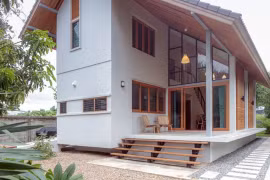 Chán thành phố, chàng trai về quê xây nhà "không cần cổng"