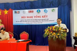 Phó Chủ tịch VUSTA Phạm Ngọc Linh dự tổng kết dự án Bảo vệ khí hậu và rừng ngập mặn