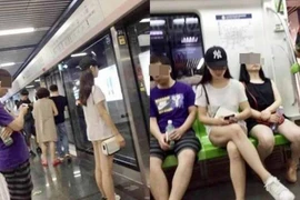 Thời trang tàu điện: Phạt 137 triệu vì phanh áo?