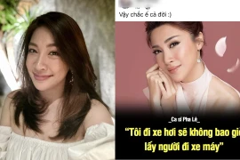 Pha Lê bị "cà khịa" vì phát ngôn "không lấy đàn ông đi xe máy"
